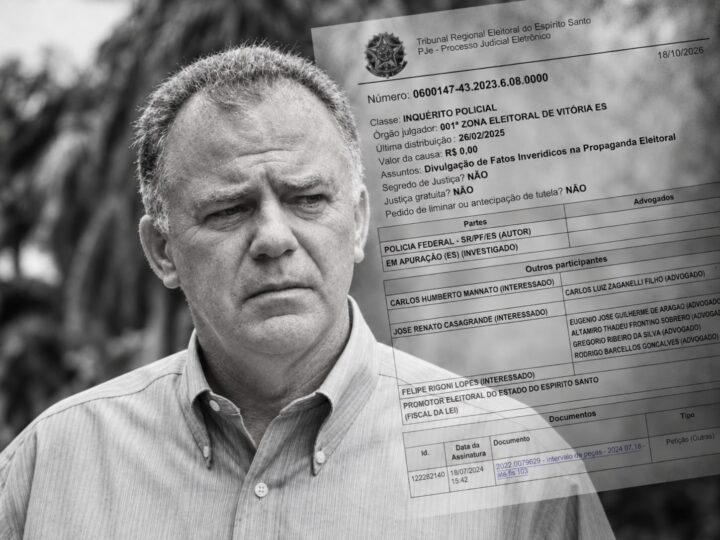 Renato Casagrande indiciado pela Polícia Federal por divulgação de Fake News nas eleições