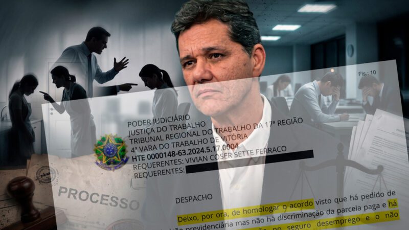 Ricardo Ferraço e esposa são condenados por assedio e descumprimento de leis trabalhistas em processos movidos por ex-babás