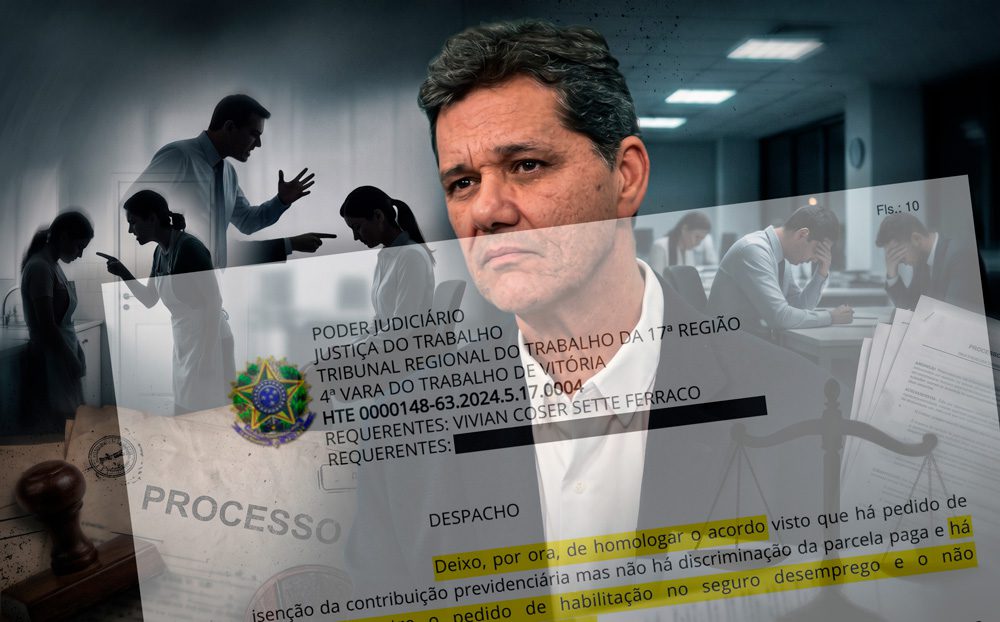 Ricardo Ferraço e esposa são condenados por assedio e descumprimento de leis trabalhistas em processos movidos por ex-babás