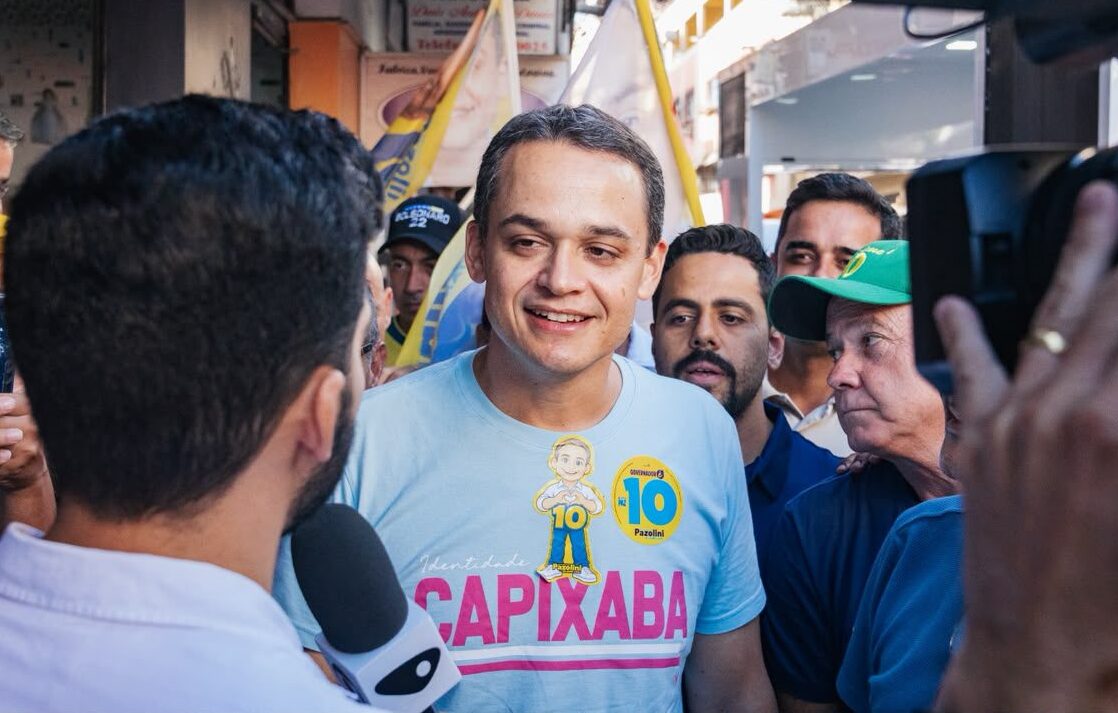 Pazolini tem a menor rejeição na disputa pelo Governo do Espírito Santo