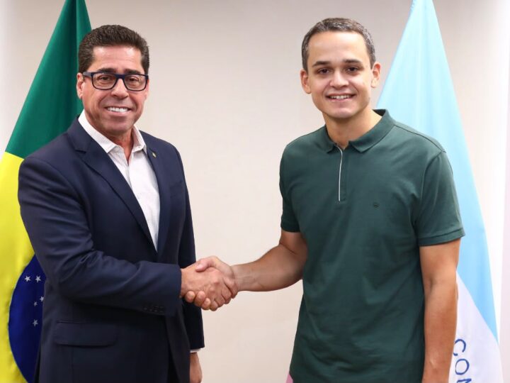 Pazolini se reúne com presidente da Assembleia Legislativa e reforça diálogo institucional