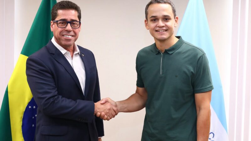 Pazolini se reúne com presidente da Assembleia Legislativa e reforça diálogo institucional