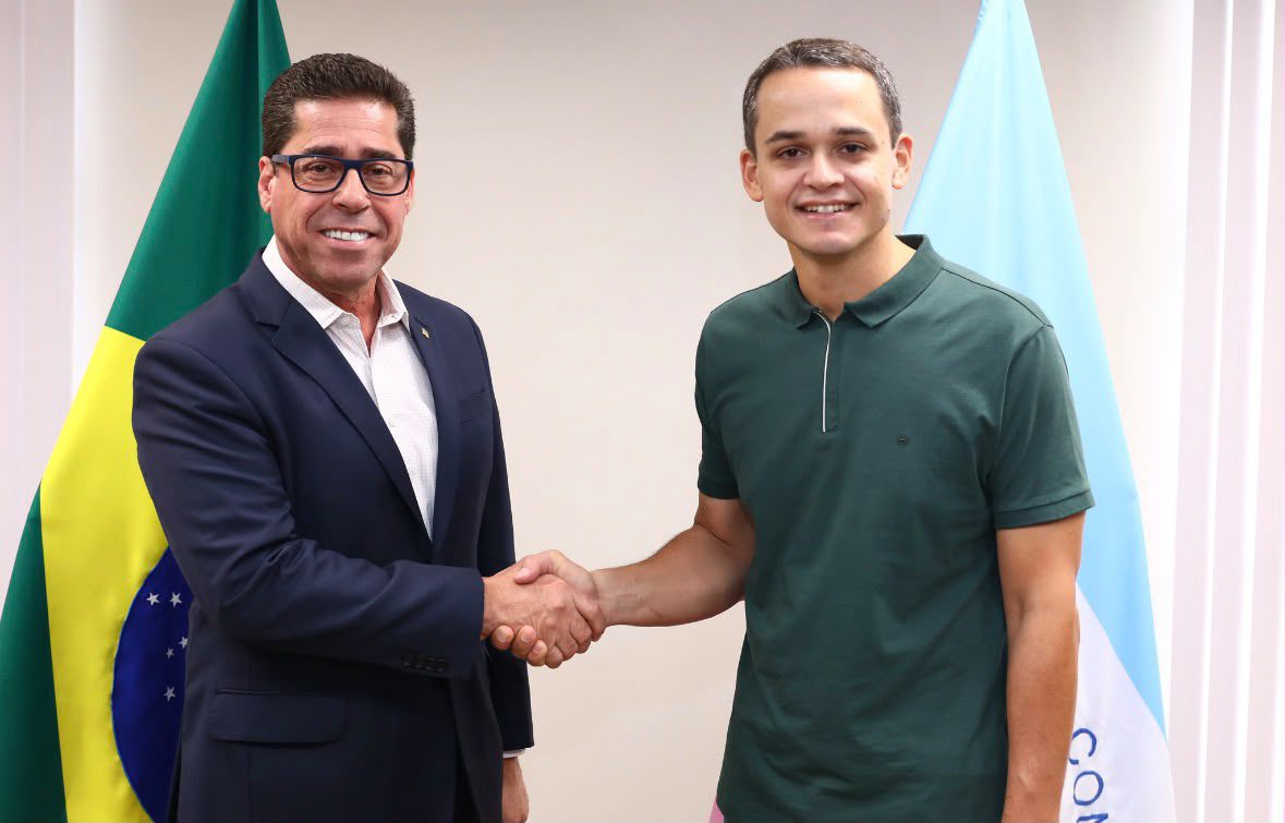 Pazolini se reúne com presidente da Assembleia Legislativa e reforça diálogo institucional