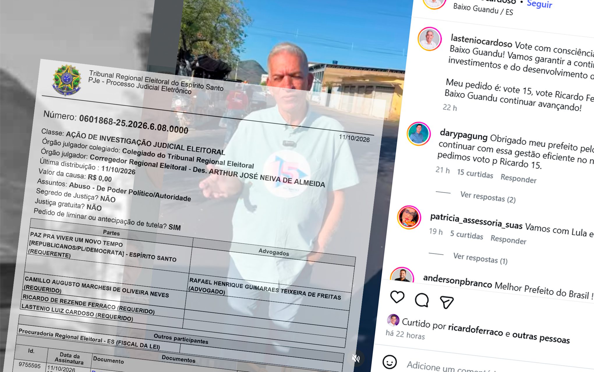 Coligação de Pazolini pede inelegibilidade de prefeito que ameaçou demitir 700 servidores caso Ricardo Ferraço não seja eleito