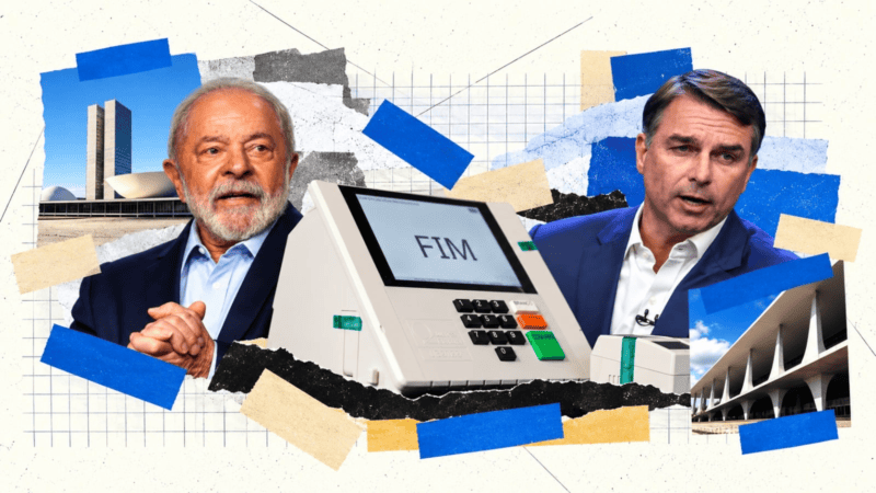 Lula e Flávio Bolsonaro empatam em sete locais de votação no ES