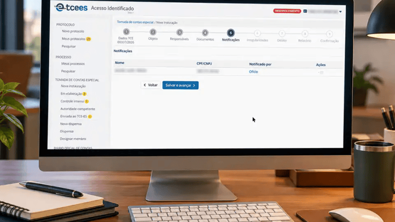 TCE-ES inicia operação de sistema digital para Tomadas de Contas Especiais
