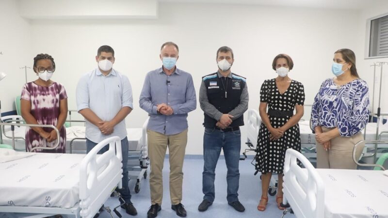 Governo do ES entrega novos leitos de enfermaria no Hospital Dório Silva