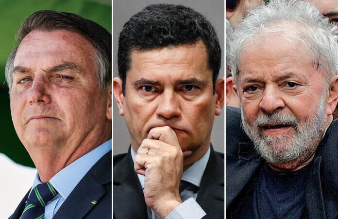 Candidatura do ex-juiz Sérgio Moro tira mais voto de Bolsonaro do que de Lula