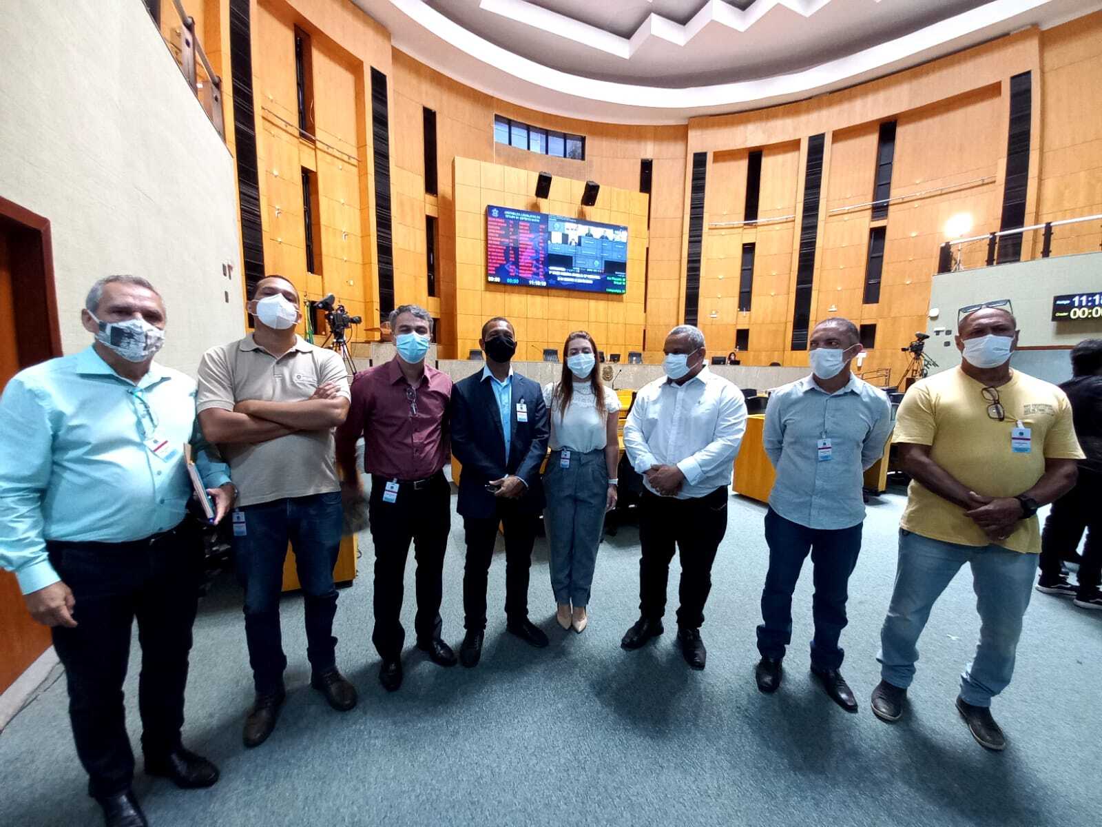 Durante sessão na Assembleia Legislativa Entidades da Frente Unificada cobram pacto salarial feito por Casagrande (PSB)