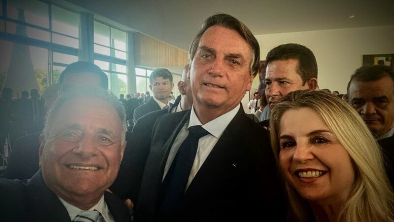 Carlos Manato e Soraya Manato participam de evento com autoridades religiosas no Palácio da Alvorada, em Brasília