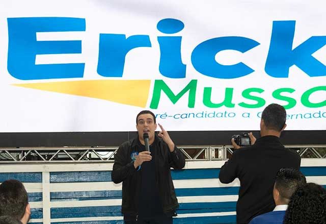 Pesquisas apontam que Erick Musso é o pré-candidato que mais cresceu nas pesquisas