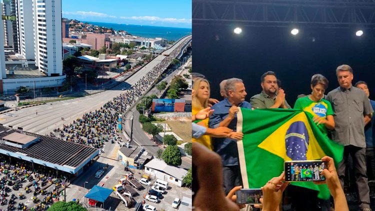 Bolsonaro e Manato reúne multidão em evento aqui no Espírito Santo
