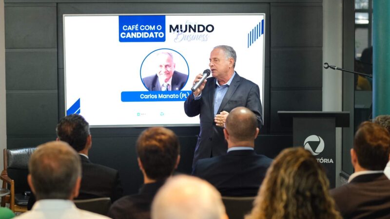 Eleições 2022: Carlos Manato recebe pesquisa de opinião capixaba