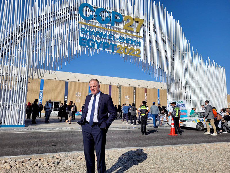 Governador capixaba participa de reuniões durante a COP 27 no Egito