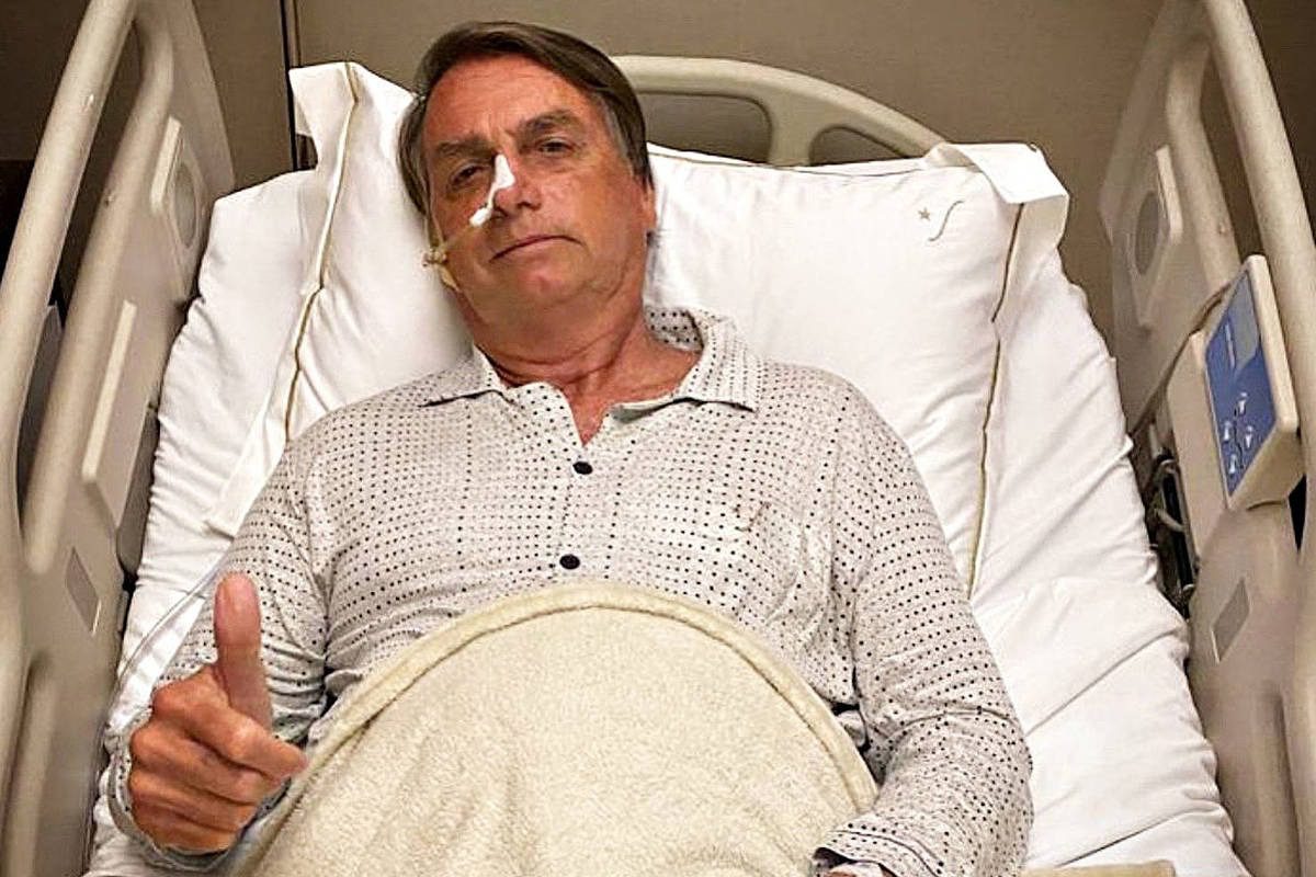 Bolsonaro precisa de nova cirurgia no intestino quando voltar ao Brasil