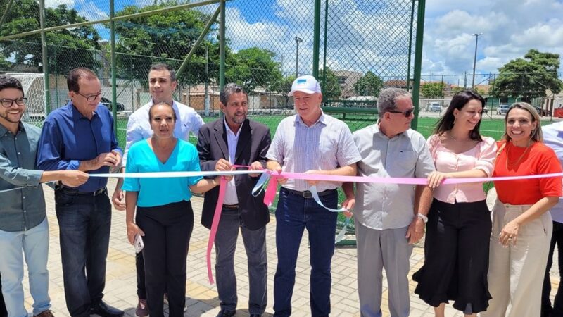 Governador inaugura obras em Ponto Belo e anuncia novos investimentos