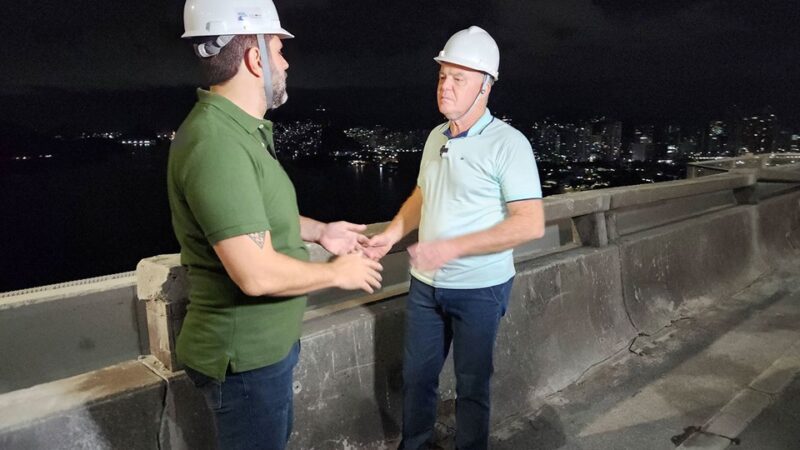 Governador inicia última etapa das obras de ampliação da Terceira Ponte