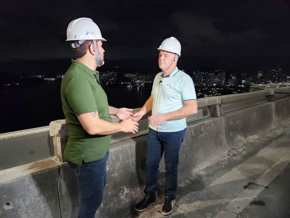 Governador inicia última etapa das obras de ampliação da Terceira Ponte