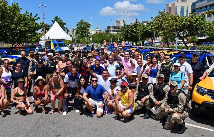 Mais Agilidade: Prefeito de Vitória entrega mais 18 veículos para a Guarda da capital