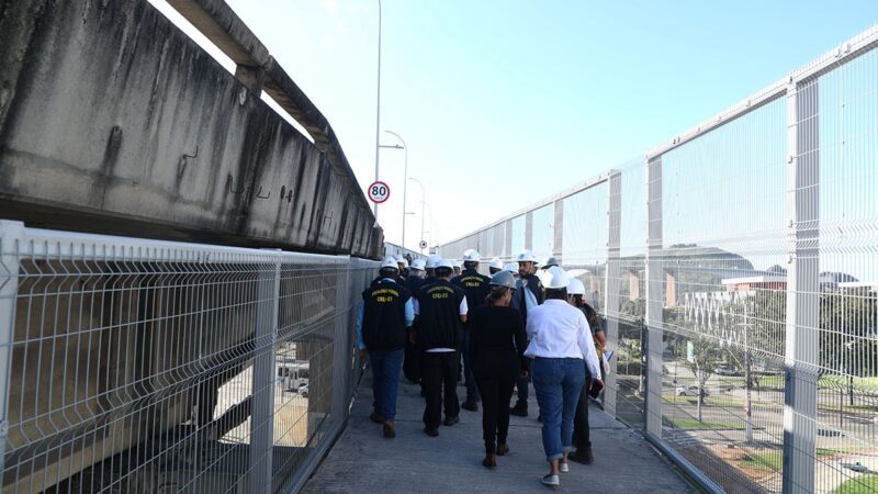 Comissão vistoria obras na Terceira Ponte