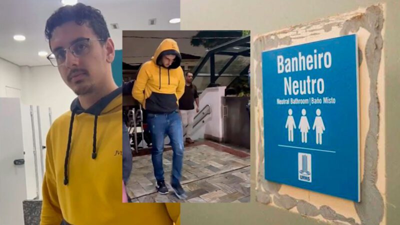 Estudante é detido por gravar ilegalmente partes íntimas de alunas em banheiro unissex de faculdade