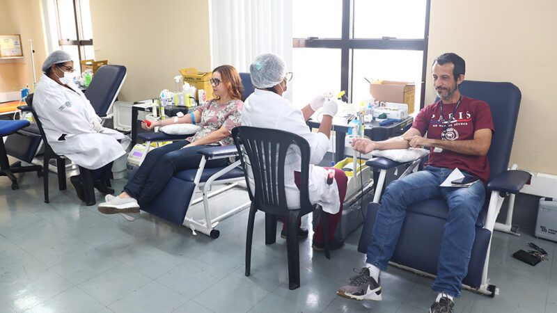 Servidores da Ales realizam doação de sangue