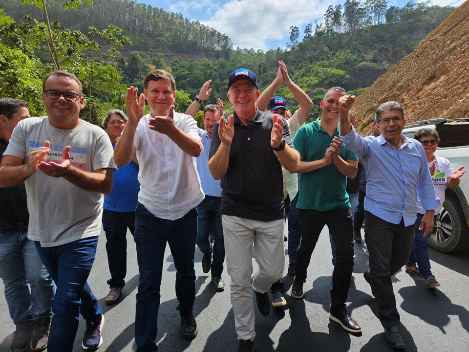 Governador visita obras de estradas e entrega projetos concluídos em Baixo Guandu