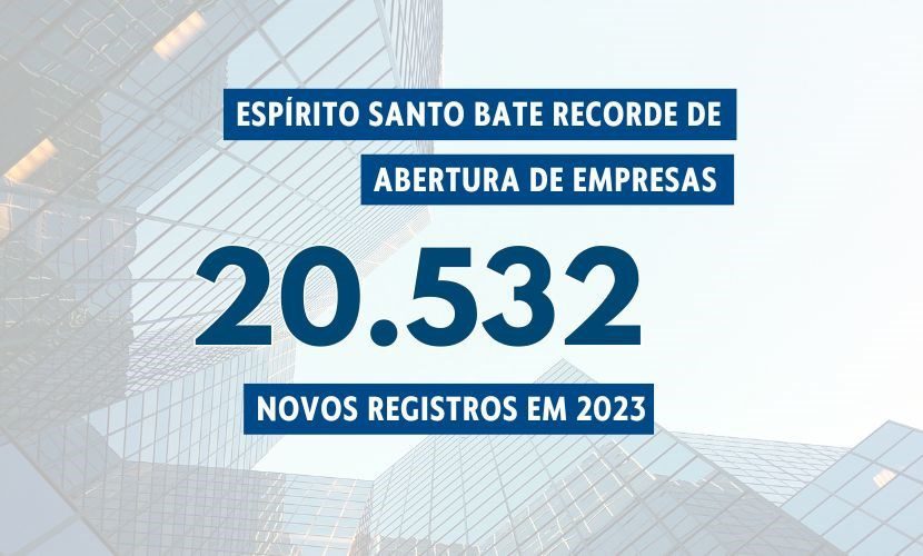 Espírito Santo bate recorde de abertura de empresas em 2023