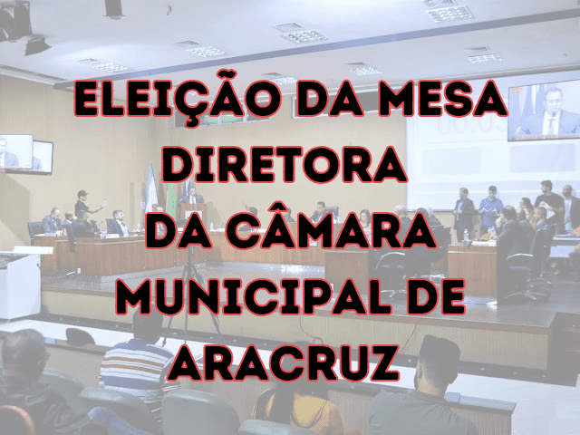 Eleições da Mesa Diretora da Câmara Municipal de Aracruz Movimenta o Tabuleiro Político